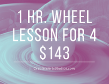 Load image into Gallery viewer, Wheel Throwing Gift Certificates For Creative Arts Studio