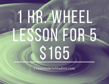 Load image into Gallery viewer, Wheel Throwing Gift Certificates For Creative Arts Studio