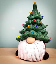 Load image into Gallery viewer, Gnome Christmas Tree (with light kit) 13.5" Tall DIY