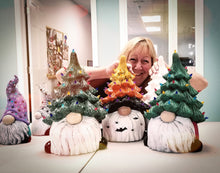 Load image into Gallery viewer, Gnome Christmas Tree (with light kit) 13.5" Tall DIY