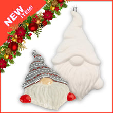Load image into Gallery viewer, Gnome Flat Ornament (5") (paints and brushes sold separately)