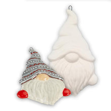 Load image into Gallery viewer, Gnome Flat Ornament (5") (paints and brushes sold separately)