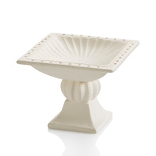 Load image into Gallery viewer, The Ceramic Jewelry Holder is a perfectly sized stand-alone pedestal dish to hold jewelry that you wear often. Perfect for your earrings and rings, with plenty of surface space for your bracelets and bangles. Jewelry is often sentimental and meaningful - what better place to put it than on a hand painted pedestal?