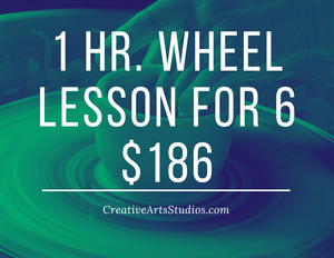 Wheel Throwing Gift Certificates For Creative Arts Studio