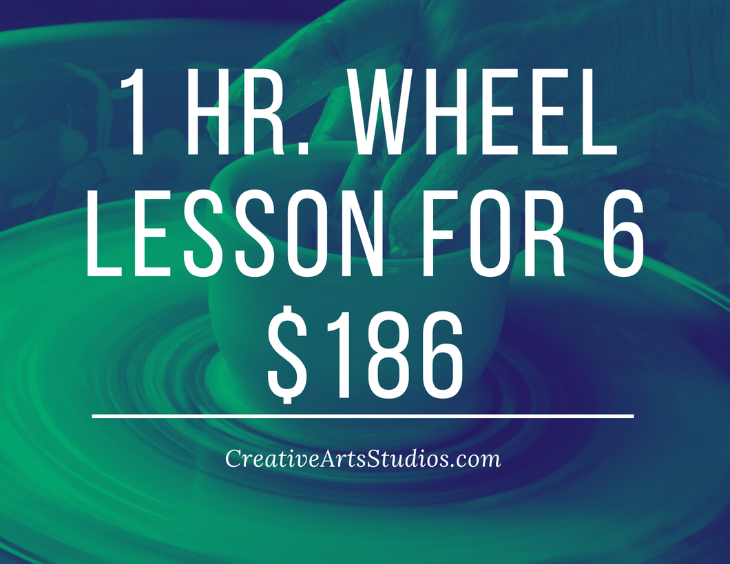 Wheel Throwing Gift Certificates For Creative Arts Studio