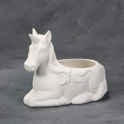 Get ready to plant something magical in this fabulous ceramic Unicorn Planter! 