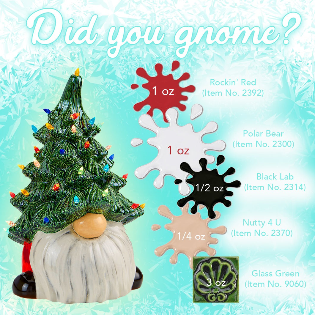 Gnome Christmas Tree (with light kit) 13.5