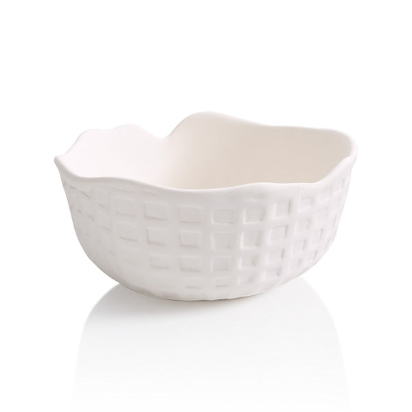 A waffle cone bowl perfect for an individual serving size of ice cream. The texture and shape of this bowl makes it look so real and life like.