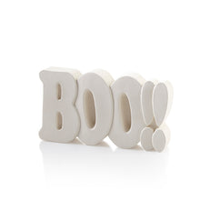 Load image into Gallery viewer, Nothing says Halloween like our BOO!! Word Plaque! The BOO!! Word Plaque adds a bit of spooky fun to anyone&#39;s home decor, ideal for Halloween! 
