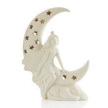 Load image into Gallery viewer, They say that fairies bring good luck and happiness. So painting this beautiful Moonbeam Fairy Lantern will make both children and adults happy. Then place a tea light (#6432) in it and watch it glow at night.

