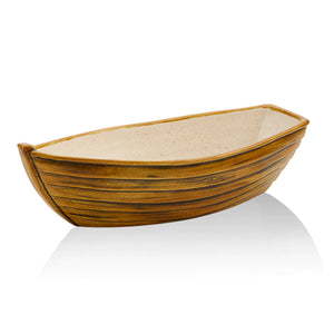 The Boat Bowl is a good size for succulents and small plants. Use it as a unique bowl to serve banana splits, hot dogs and more. 