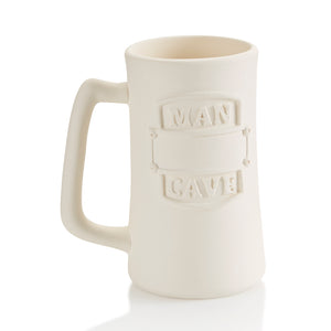 No Man Cave is complete without painting this ceramic 20 oz Man Cave Mug! Makes the perfect gift for Dad, uncle, brother or friend  - even if he doesn't have an official man cave. 