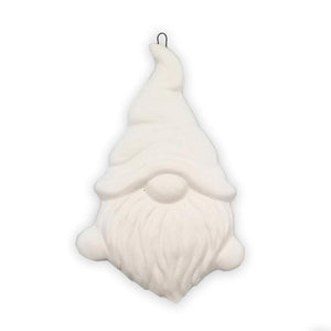 Gnome Flat Ornament (5") (paints and brushes sold separately)
