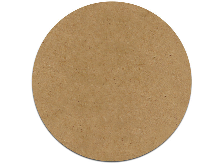 This round plaque makes mosaic and mixed media crafts easy. Add tiles, grout, paint, and more to create a one-of-a-kind creative masterpiece. This shape is made from high quality MDF board.  Project Tile Surface Area 50