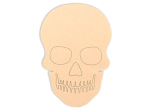 This Skull Shape makes mosaic and mixed media crafts easy. Add tiles, grout, paint, and more to create a one-of-a-kind creative masterpiece. This shape is made from high quality MDF board.  Project Tile Surface Area 73"