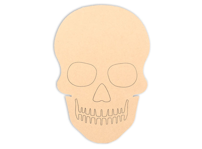 This Skull Shape makes mosaic and mixed media crafts easy. Add tiles, grout, paint, and more to create a one-of-a-kind creative masterpiece. This shape is made from high quality MDF board.  Project Tile Surface Area 73