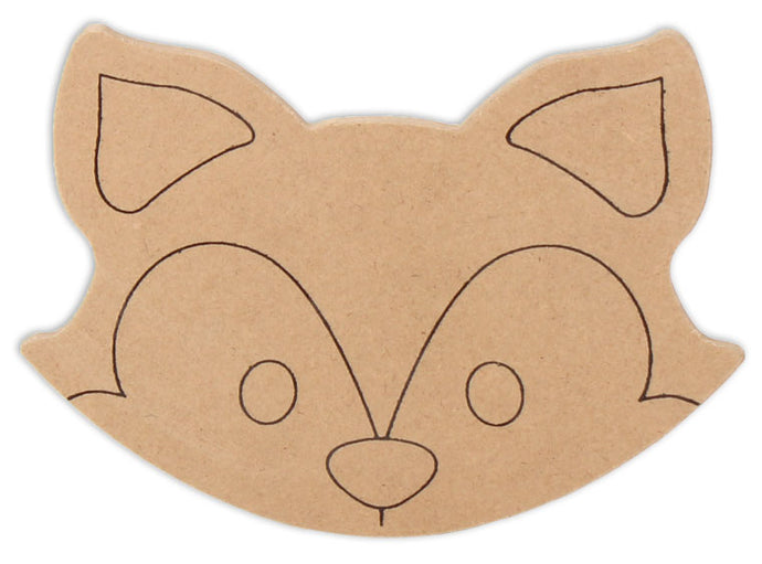 This adorable cute fox will make a great mosaic piece!  This fox Shape makes mosaic and mixed media crafts easy. Add tiles, grout, paint, and more to create a one-of-a-kind creative masterpiece. This shape is made from high quality MDF board.  Project Tile Surface Area 23