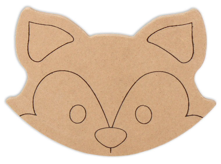 This adorable cute fox will make a great mosaic piece!  This fox Shape makes mosaic and mixed media crafts easy. Add tiles, grout, paint, and more to create a one-of-a-kind creative masterpiece. This shape is made from high quality MDF board.  Project Tile Surface Area 23
