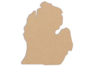 This Lower Michigan Plaque makes mosaic and mixed media crafts easy. Add tiles, grout, paint, and more to create a one-of-a-kind creative masterpiece. This shape is made from high quality MDF board.  There are a ton of artistic opportunities with this plaque, perfect for all ages!  Project Tile Surface Area 76" 