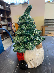 Gnome Christmas Tree (with light kit) 13.5" Tall DIY