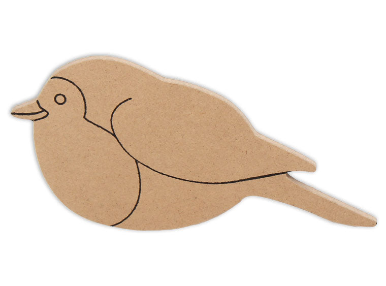 This Bird Shape makes mosaic and mixed media crafts easy. Add tiles, grout, paint, and more to create a one-of-a-kind creative masterpiece. This shape is made from high quality MDF board.  Project Tile Surface Area 14
