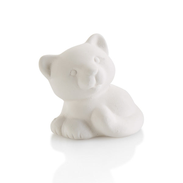 The Cat Tiny Topper pottery painting piece is the cutest addition to any box, plate, platter, or more! 