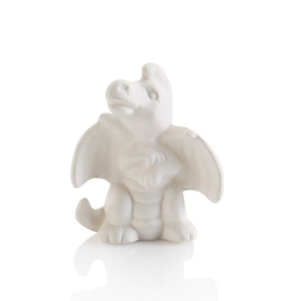 This Ceramic Dragon Tiny Topper is the cutest addition to any box, plate, platter, or more!  Perfect for that extra little touch that makes all the difference. Also paint them by themselves attached to corks, magnets, gift boxes, and more!   