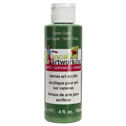 Green Oxide Acrylic Paint (2oz Container) - Not Food Safe