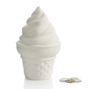 7" Ice Cream Cone Bank