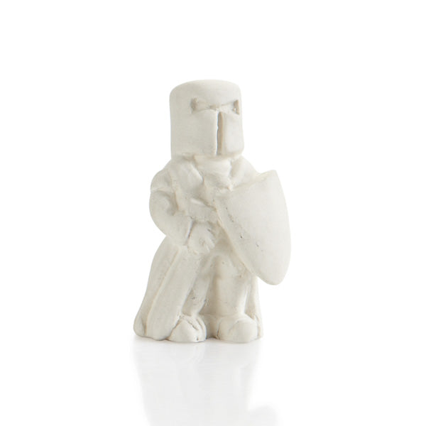The Ceramic Knight Tiny Topper is the cutest fairytale addition to any box, plate, platter, or of course our Castle Bank and Mug!  Perfect for that extra little touch that makes all the difference. Also paint it by itself attached to corks, magnets, gift boxes, and more!  
