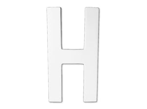 8" Letter H