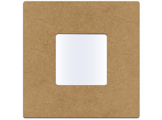 This Square Frame makes mosaic and mixed media crafts easy. Add tiles, grout, paint, and more to create a one-of-a-kind creative masterpiece. This shape is made from high quality MDF board.  Project Tile Surface Area 48