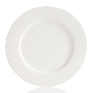 This ceramic Tuscany Rim Charger Plate is a simple plate with a little more edge and larger plate size. Tuscany plates were inspired by artisans in the Tuscan countryside. The thick rim adds that extra style to any ordinary plate. Paint with a warm color palette to create an atmosphere of Italy. Combine with other Tuscany Rim dinnerware to create a set. 