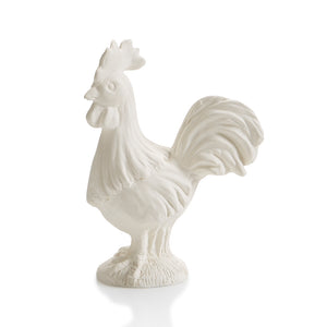 The Ceramic Rooster Party Animal is a farmyard favorite, especially when painted in bright beautiful colors.