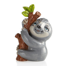 Load image into Gallery viewer, The Ceramic Sloth Party Animal is a great party piece for painting and teaching. Did you know...  that sloths are clumsy on land, but are great swimmers. They are arboreal animals, so spend most of their time in trees. Sloths can live up to 30 years!
