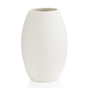 The Tapered Vase stands 10 inches high and has rounded tapered sides.  This ceramic vase is great for bouquets and is very fun to paint!