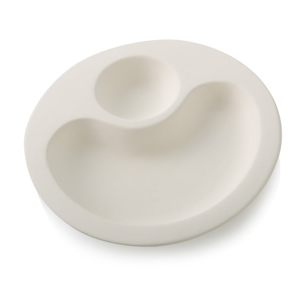 The ceramic Topperware Chip and Dip was designed exclusively with plenty of level surface area for adding Tiny Toppers, a fantastic piece for getting imaginative. Recessed areas are perfectly sized for your dips and dippers. Its smooth surface area makes painting it a breeze! 