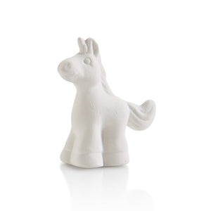 The Ceramic Unicorn Tiny Topper is the cutest addition to any box, plate, platter, or more!  Perfect for every holiday, season or occasion.  They're that extra little touch that makes all the difference.   Also paint it by itself attached to corks, magnets, gift boxes, and more!  