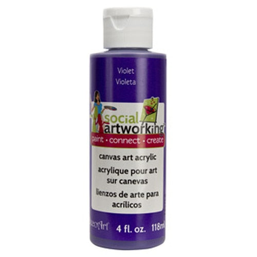 Violet Acrylic Paint (2oz Container) - Not Food Safe